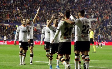 Валенсия се изравни с Атлетико Мадрид и баските отбори в