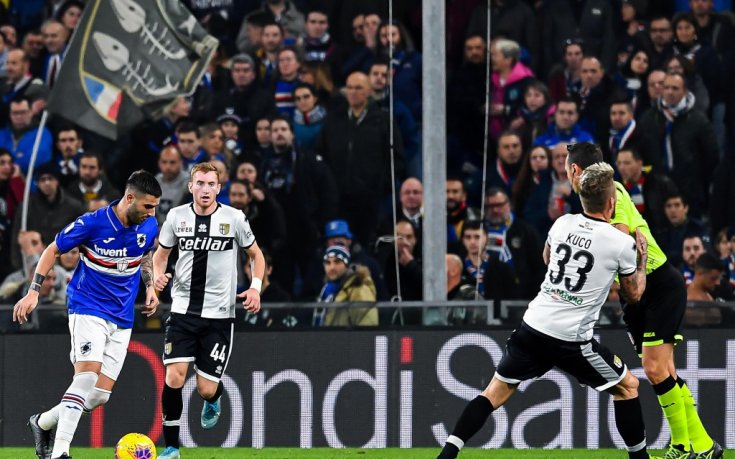 Парма измъкна 3 точки от Самп, Куалярела - грешник за домакините