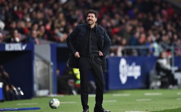 Треньорът на Атлетико Мадрид Диего Симеоне беше доволен от отбора