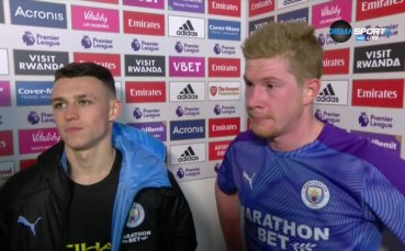 Звездата на Манчестър Сити Кевин де Бройне остана много доволен