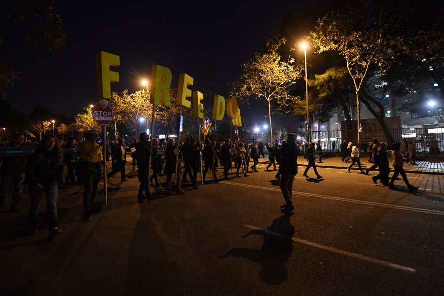 Протести в Барселона1