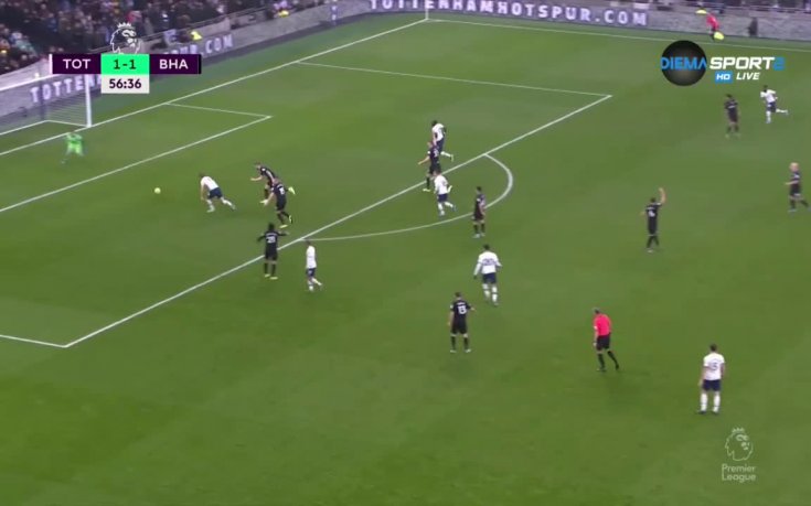 Тотнъм - Брайтън 2:1 /репортаж/