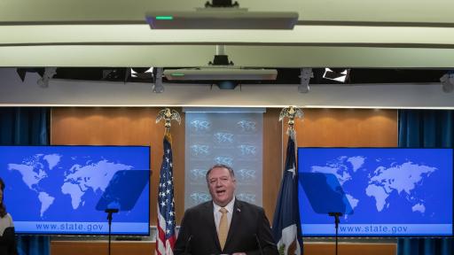  Държавният секретар на Съединени американски щати Майк Помпейо 