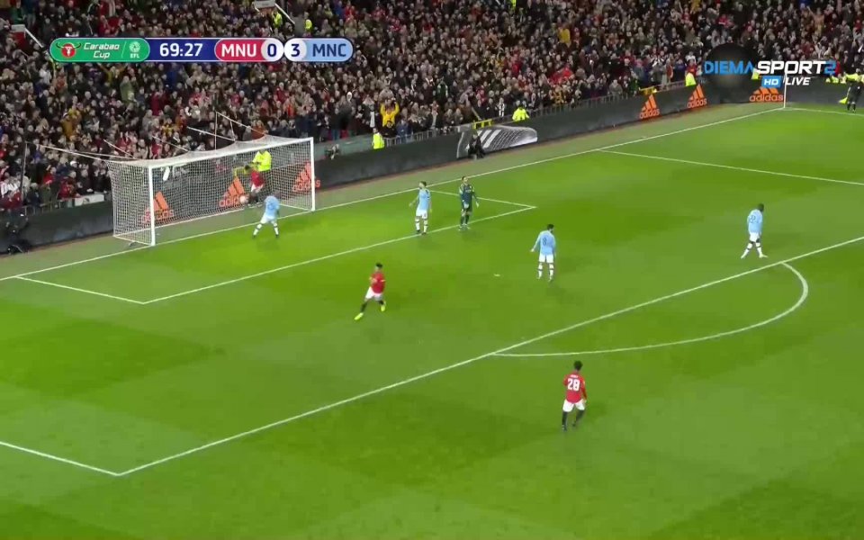 Маркъс Рашфрод успя да върне един гол, за да намали