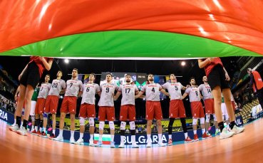Българският национален отбор по волейбол играе при резултат 1 1 гейма първата