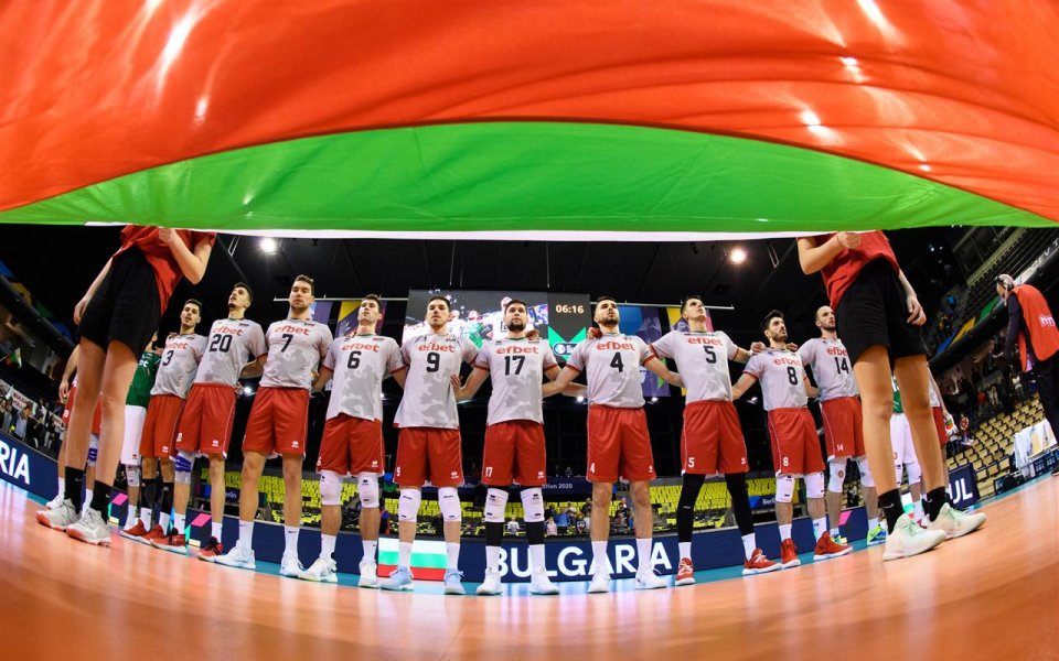 Българският национален отбор по волейбол играе при резултат 1:1 гейма