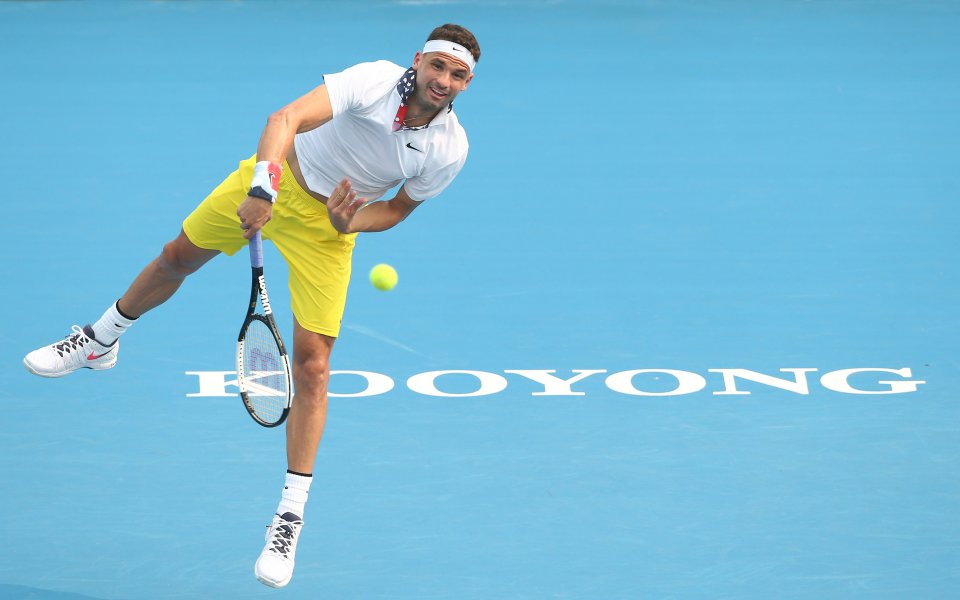 Най-добрият български тенисист Григор Димитров продължава здраво подготовката си за