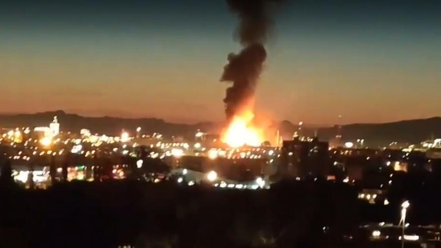 Огромна експлозия в химически завод в Испания