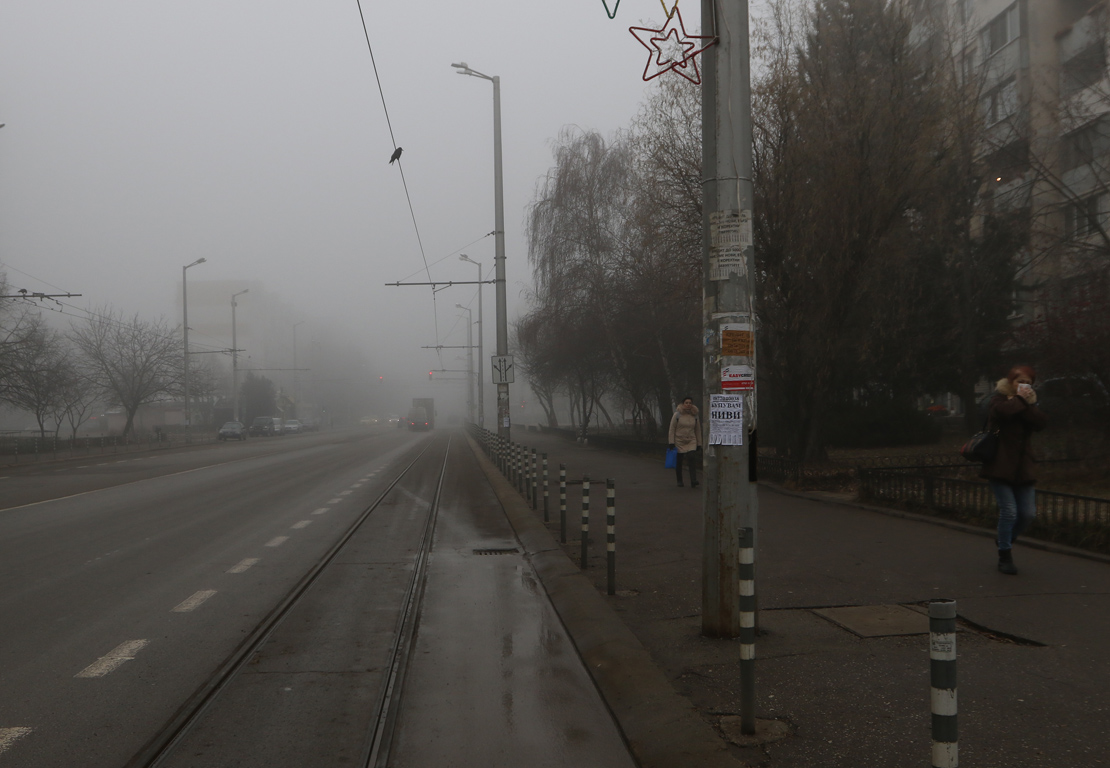 Мъгла и опасен въздух в София и днес