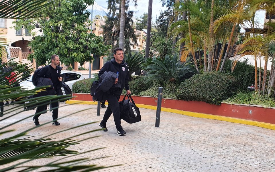 ЦСКА вече е в Марбея. След повече от 8-часово пътуване