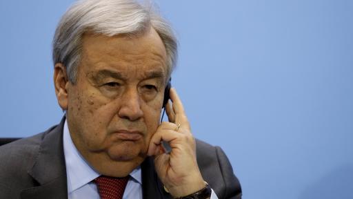  Генералният секретар на Организация на обединените нации Антонио Гутериш 