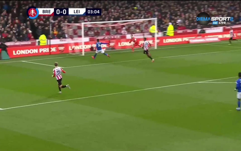 Отборът на Лестър имаше нужда от само три минути, за