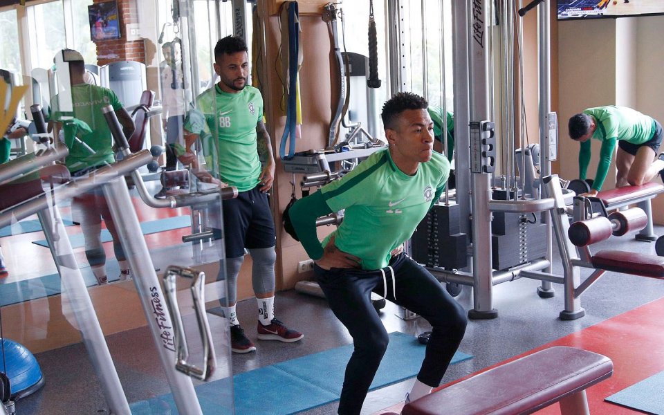 Лудогорец проведе две тренировки в понеделник. Сутрешното занимание бе във