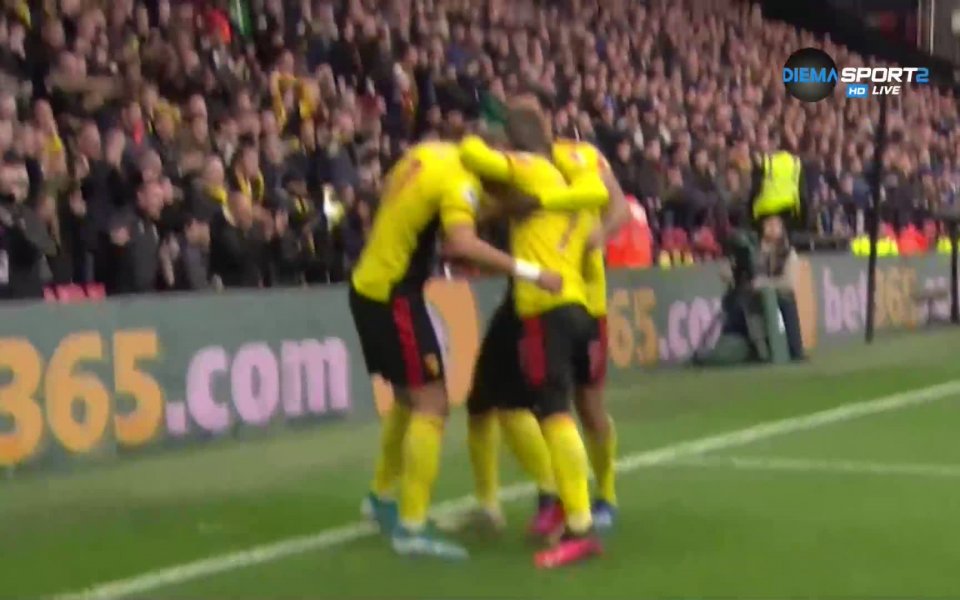 Уотфорд - Евертън 2:3, Висша лига, 25 кръг