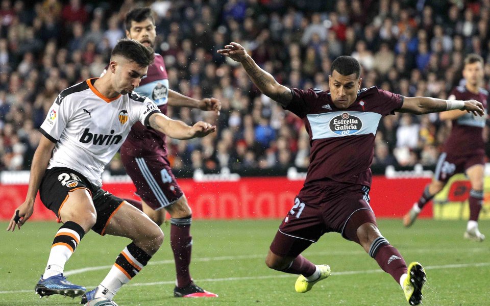 Отборът на Валенсия постигна минимална, но важна победа срещу Селта