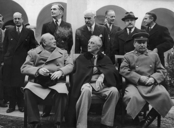 Чърчил Рузвелт и Сталин