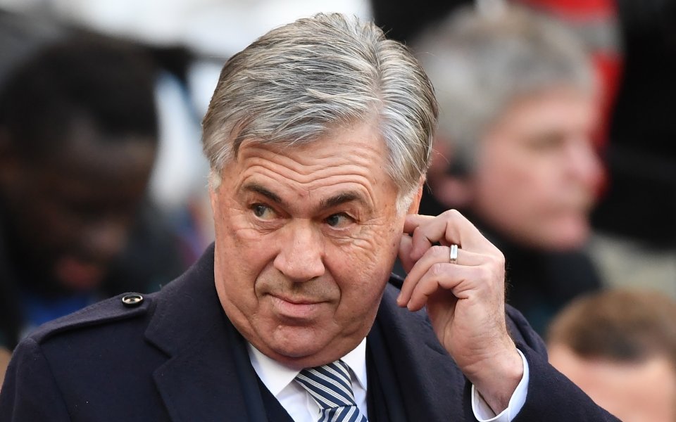 Мениджърът на Евертън Карло Анчелоти изрази надеждата си, че Ливърпул