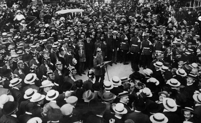  Мобилизацията за Първата международна война, Германия, август, 1914 година 