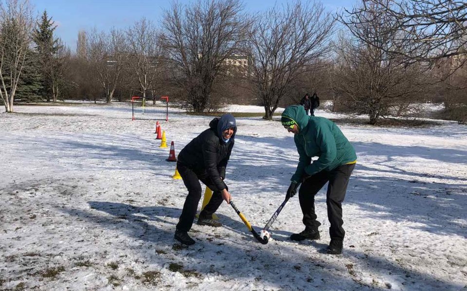 Първият Университетски зимен фестивал се проведе вчера в столичния парк