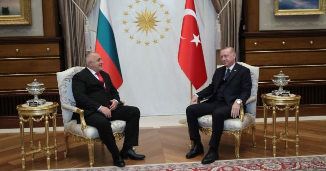 България Започна срещата между Бойко Борисов и Реджеп Ердоган Двамата