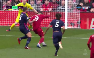 Вижте най интересните моменти от първото полувреме на двубоя между Ливърпул