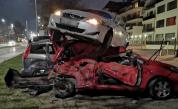  Зрелищна злополука във Варна: кола 