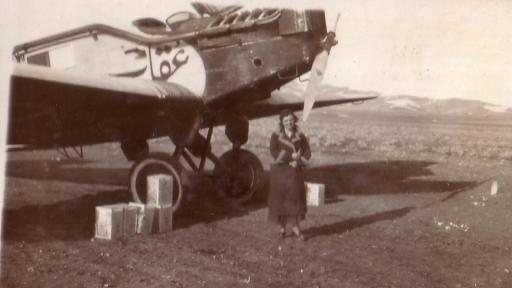  Анна Ламбрева Пиперкова преди да отпътува за Багдад. 