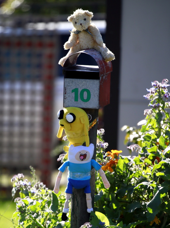 <p>Любими детски герои са прикрепени към огради пред домовете в малкото градче Бюти Пойнт, в района на Западен Тамар, Северна Тасмания, Австралия.</p>

<p>&nbsp;</p>