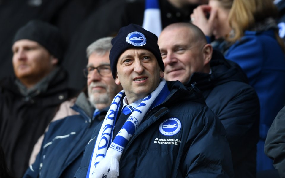 Собственикът на елитния английски Брайтън – Тони Блуум вярва, че