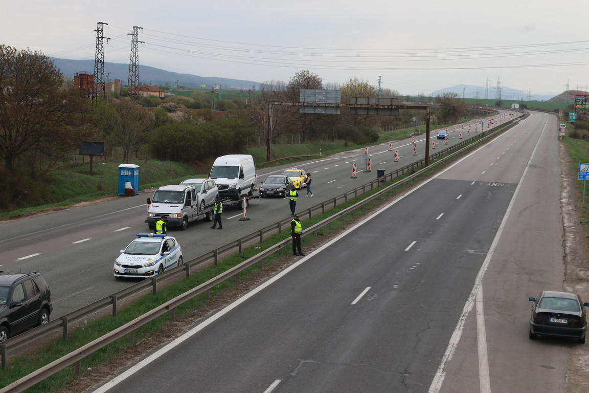 <p>Автомагистрала &quot;Хемус&quot; в посока София</p>