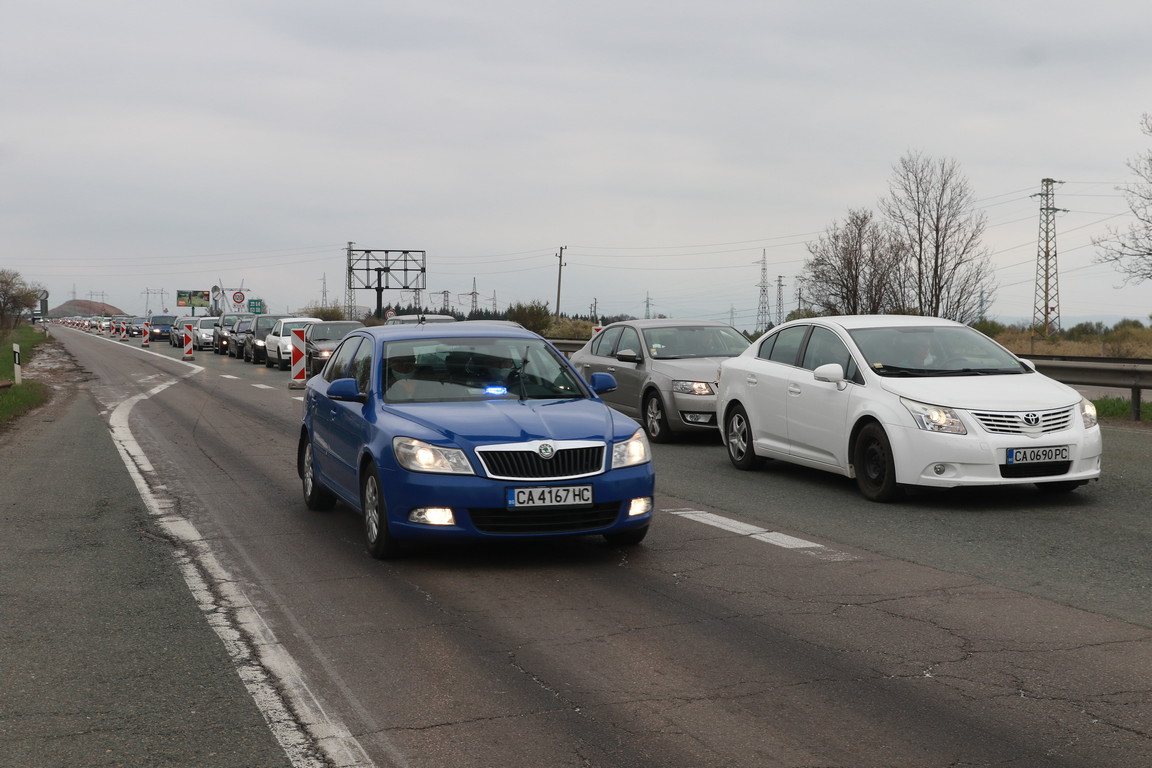 <p>Автомагистрала &quot;Хемус&quot; в посока София</p>