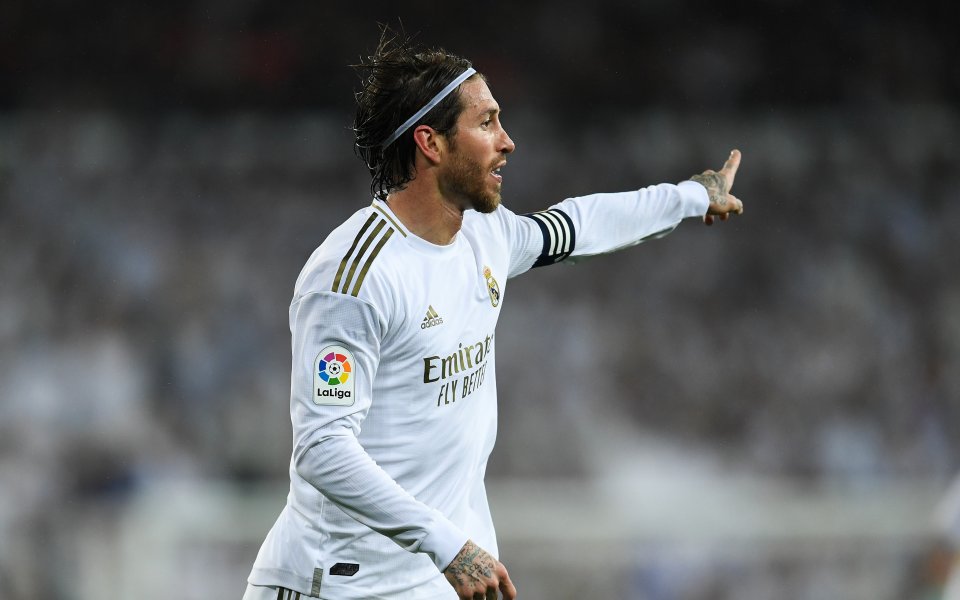 Капитанът на Реал Мадрид Серхио Рамос говори пред Movistar за