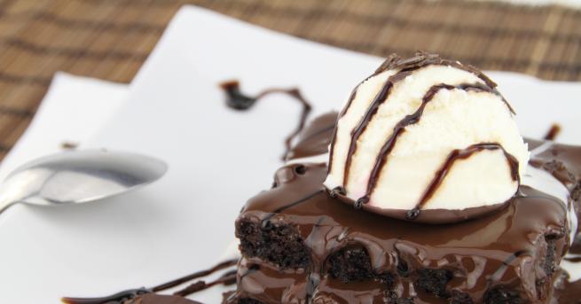 Любопитно Неустоимо изкушение Шоколадов пай с джинджифил и сладолед Вкусна