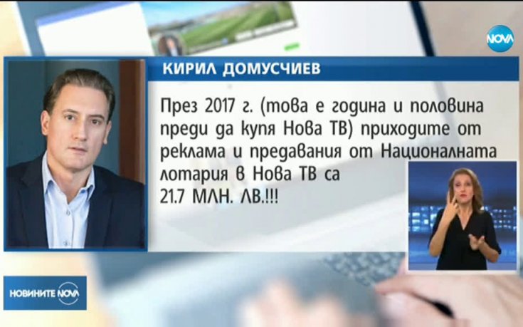 Кирил Домусчиев с обръщение към Васил Божков