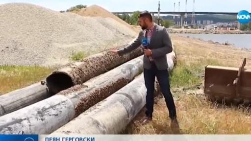  Ремонтират тръбопровода в региона край Варненското езеро 