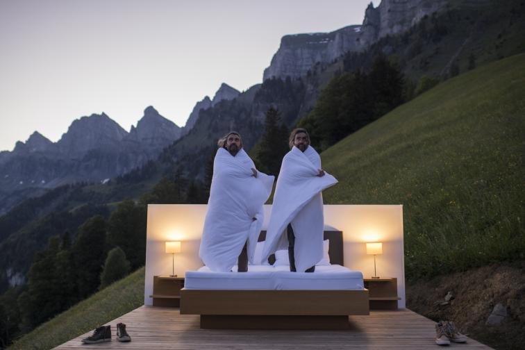 швейцария нула звезди хотел легло планина чист въздух алпи