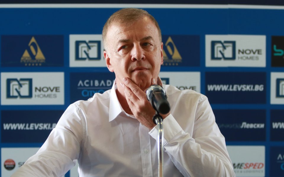 Новият собственик на Левски - Наско Сираков, вчера е провел