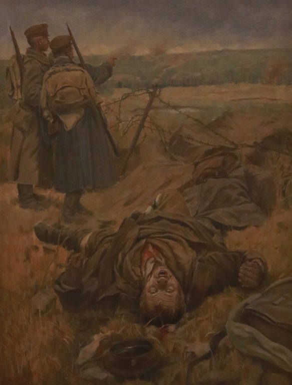 <p>На бойното поле</p>