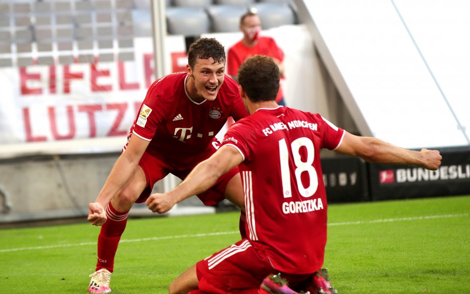 С гол на полузащитника Леон Горецка в 86-ата минута Байерн