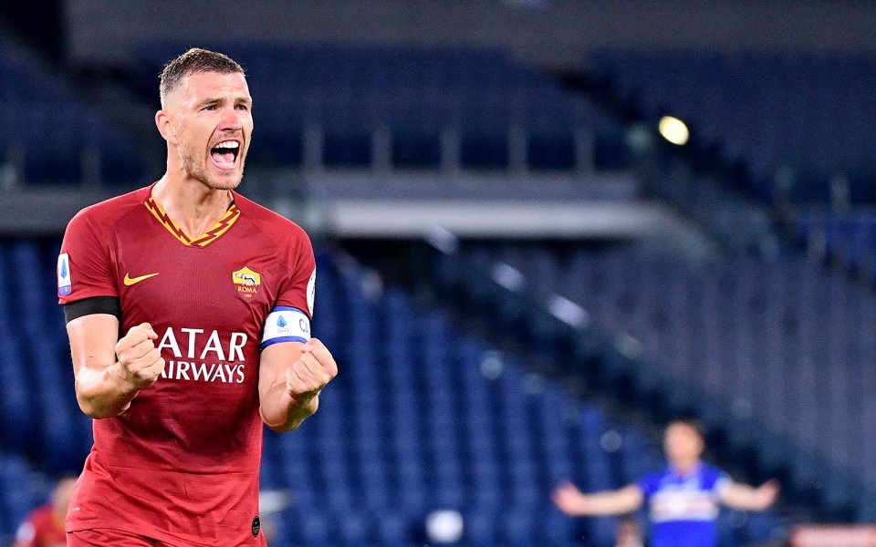 Отборът на Рома победи с 2:1 гостуващия тим на Сампдория