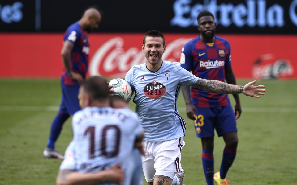 Селта и Барселона играят при резултат 1:2 в мач от