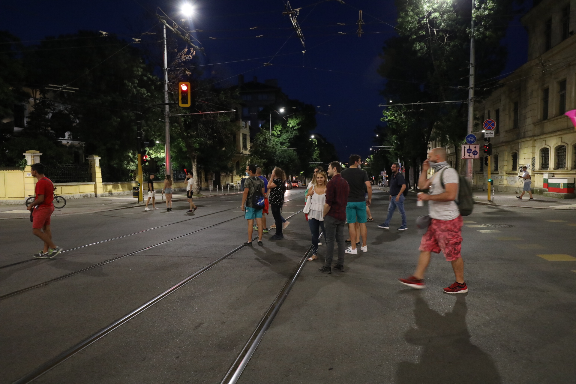 16-ти ден на протести срещу властта в София.