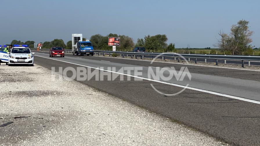  Моторист почина при злополука на Автомагистрала 