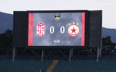 ЦСКА 1948 и ЦСКА играят при 0 0 в историческия мач с