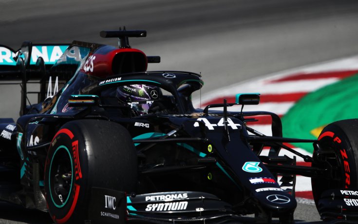 Хамилтън пребори Ботас в последната тренировка в Барселона