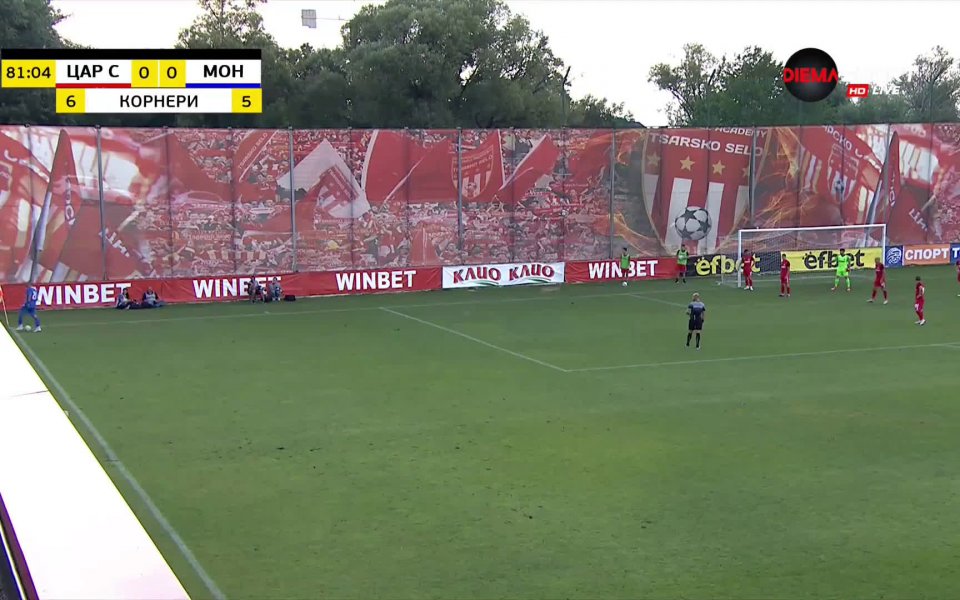 Царско село и Монтана завършиха 0:0 в мач от втория