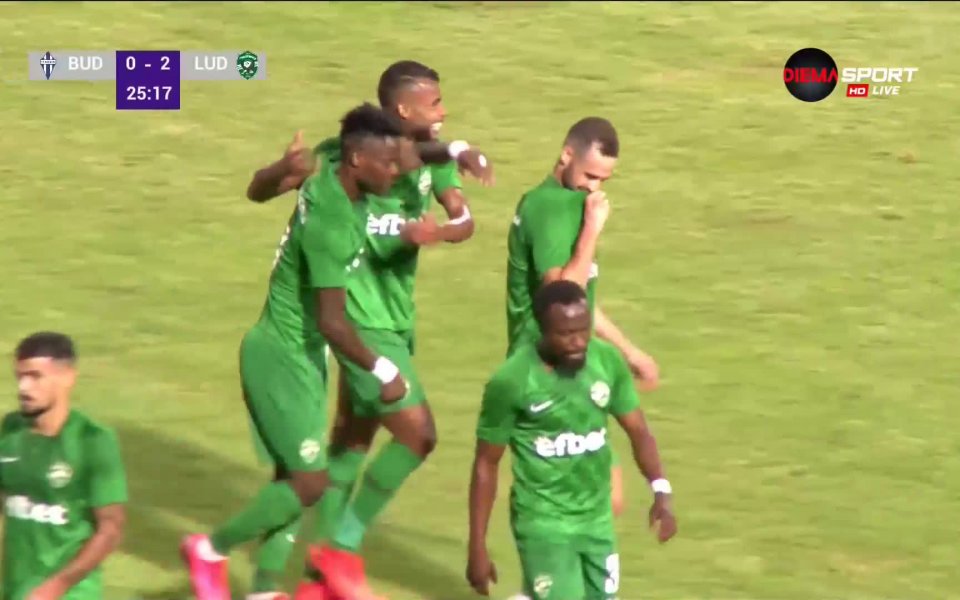 Мавис Чибота направи резултата 2:0 в полза на Лудогорец срещу