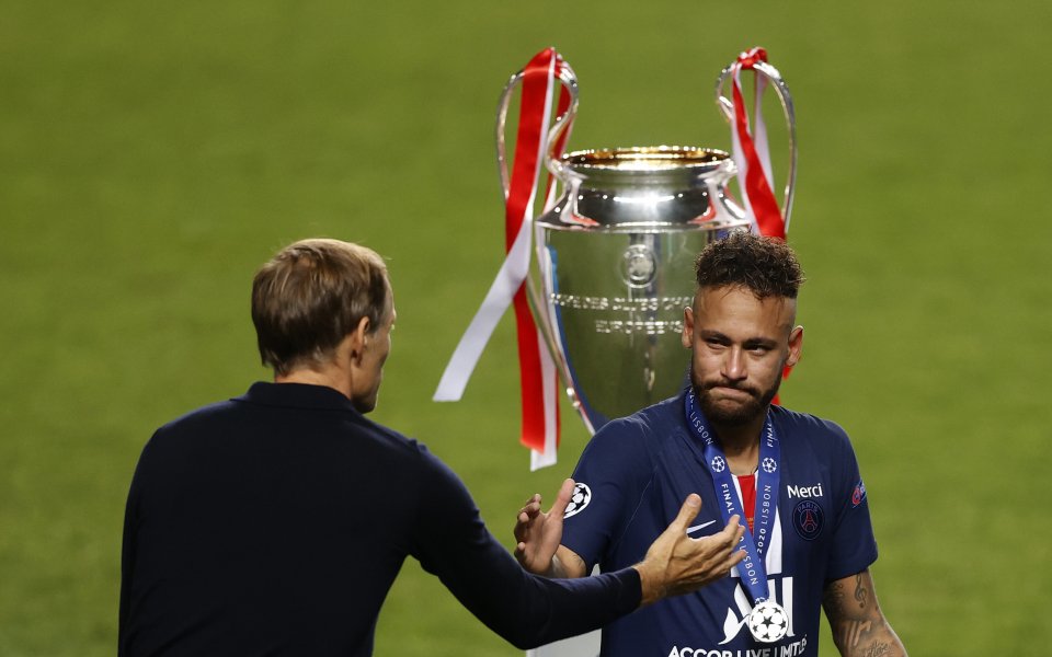 Голямата звезда на Пари Сен Жермен &ndash; Неймар, е останал