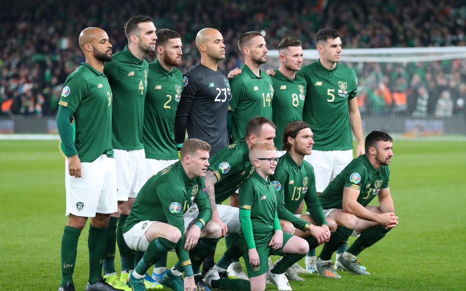 Националният отбор на Ирландия се събра преди гостуването на България