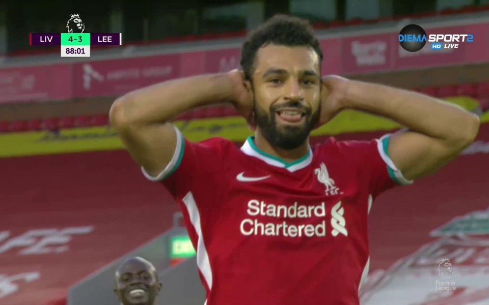 Мохамед Салах оформи своя хеттрик от дузпа срещу Лийдс .native-ad-suggested-news